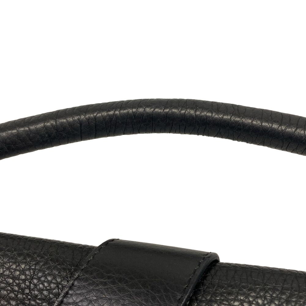 Christian Dior DIOR/ChristianDior Gaucho Handbag Black Silver Leather Hardware - Picture 9 of 15